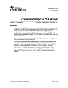 0PPT Fractional Integer-N PLL Basics, Texas Instrument