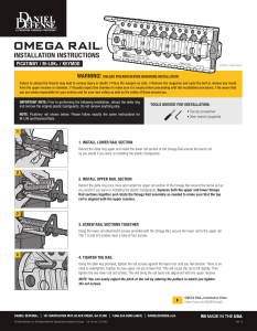 omega rail instructions