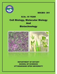 BSCBO-301 Biology study