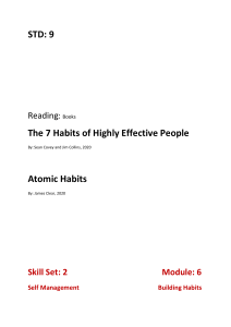 9.2.6 (Building Habits) Reading Material