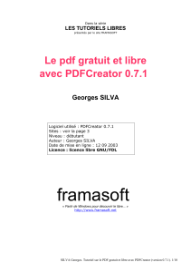 pdf gratuit PDFCreator