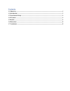 Circuit Breaker Time-Current Characteristics Lab Report