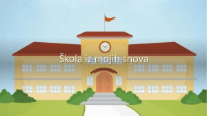Škola iz mojih snova Vuk Rončević