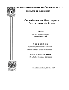 Tesis CONEXIONES EN ESTRUCTURAS DE ACERO