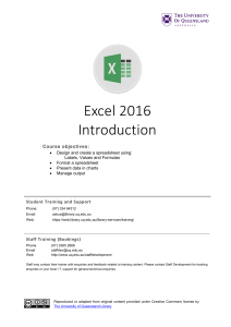0-Excel Intro