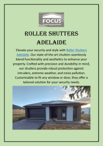 Roller Shutters Adelaide.2