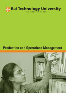 Productions & Operations Management