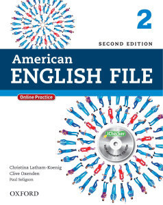 American English File 2 Coursebook