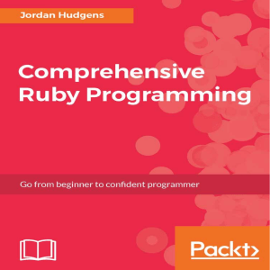 Comprehensive Ruby Programming Textbook