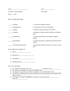 8th motion test