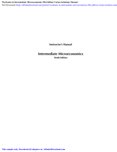 workouts in intermediate microeconomics 9th edition varian solutions