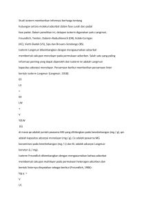 Studi isoterm adsorpsi