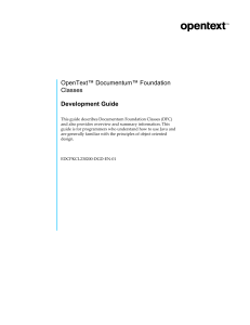 OpenText Documentum Foundation Classes CE 23.2 - Development Guide English (EDCPKCL230200-DGD-EN-01)
