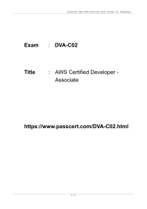 AWS Certified Developer - Associate DVA-C02 Real Dumps 2023