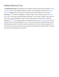 Indian Removal Act - Wikipedia