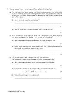 Electricity & Chemistry 6 QP