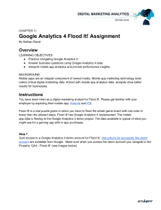 Google Analytics 4 Assignment Student Guide