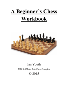 Ian Youth's A Beginner's Chess Workbook 2015