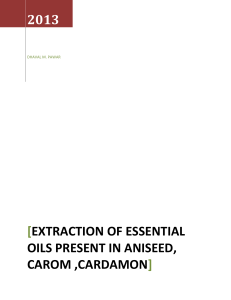 pdfcoffee.com to-extraction-of-essential-oil-present-aniseed-carom-and-cardamon-pdf-free