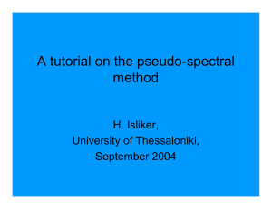 pseudo-spectral 2