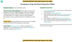 Identity Theft Interactive Slides for Students