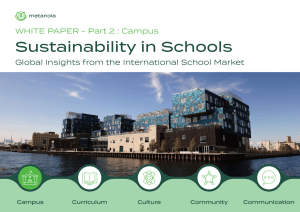 Sustainablity in school