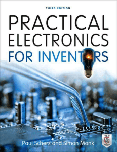 Practical Electronics for Inventors - Paul Scherz