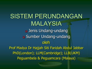 Sistem Perundangan Malaysia