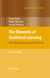 The Elements of Statistical Learning, 2nd edition