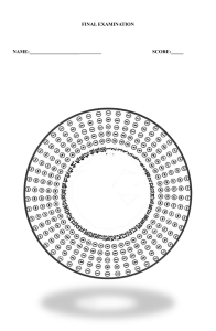 FINAL EXAMINATION