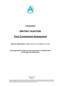 British Taxation  -  FIN5006D [2281]