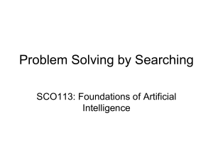 Lesson 04  Problem Solving by Searching