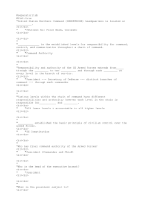 Technical Sergeant Study