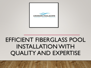 The Best Results With Professional Fiberglass Pool Installation