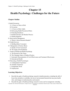 Taylor HealthPsychology 11e Chap015 IM