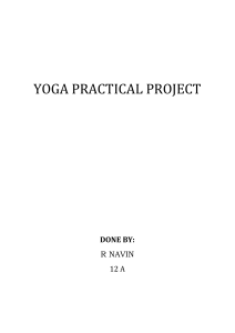 ##YOGA PRACTICAL PROJECT 0001