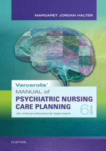 Psychiatric Nursing Care Planning