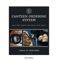 Canteen Ordering System