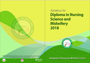 Syllabus for Diploma in Nursing Science and Midwifery2018