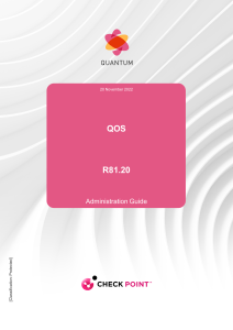 CP R81.20 QoS AdminGuide