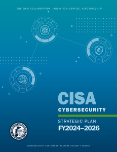 CISA Cybersecurity - STRATEGIC PLAN