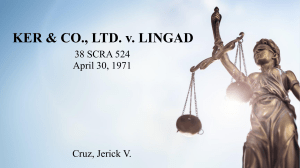 25 Ker v. Lingad Cruz ppt