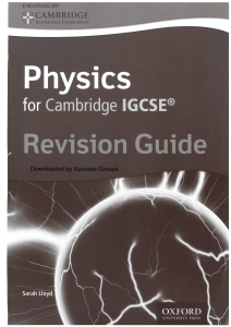 physics OL Cambridge 3rd Ed revision guide  Oxford book 