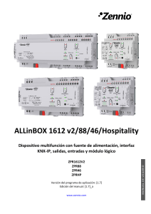 Manual ALLinBOX 1612 v2 88 46 Hospitality SP