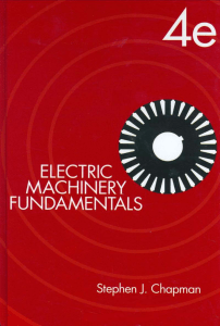 Electric Machinery Fundamentals 4th Edition