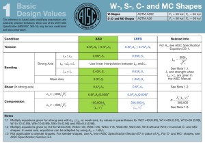 aisc-basic-design-values