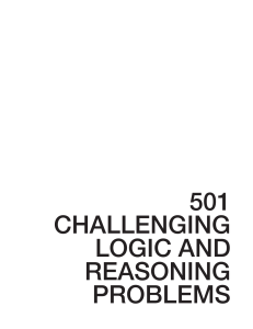 -LOGIC- Challenging Logic and Reasoning Questions