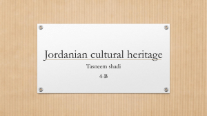 Jordanian cultural heritage