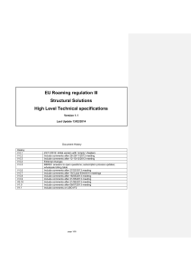 roaming regulation iii high level technical specifications v1.1