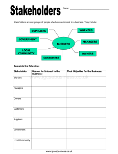 5QnGW5-stakeholders worksheet  pupil copy 